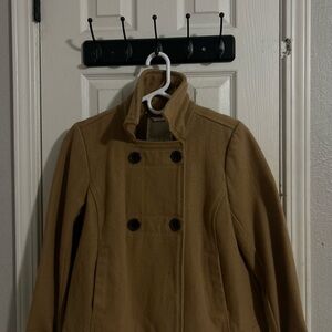 Old Navy Women's Camel Pea Coat